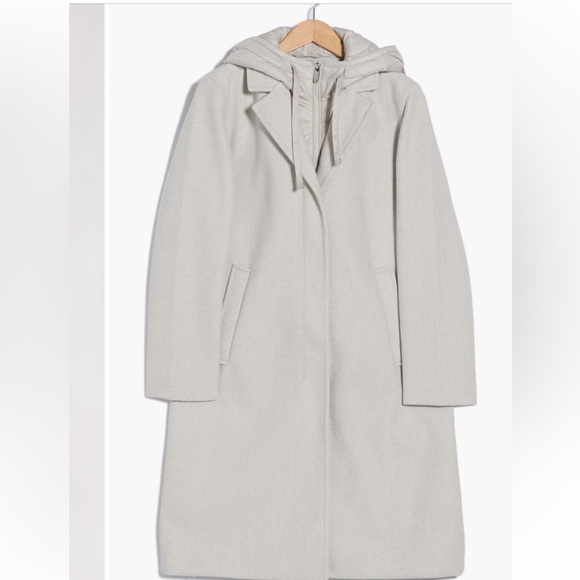 Sam Edelman Cream Trench Coat brand new with tags XL - Picture 3 of 4